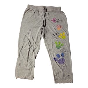 Vtg Girl's Pink Panther Sweat Pants Sz S/C Talla Gray